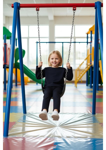 Kız Çocuk Düz Desenli Bisiklet Yaka Uzun Kollu Üst ve Esnek Tayt Kombinasyonu Kaliteli Şık fiyatları