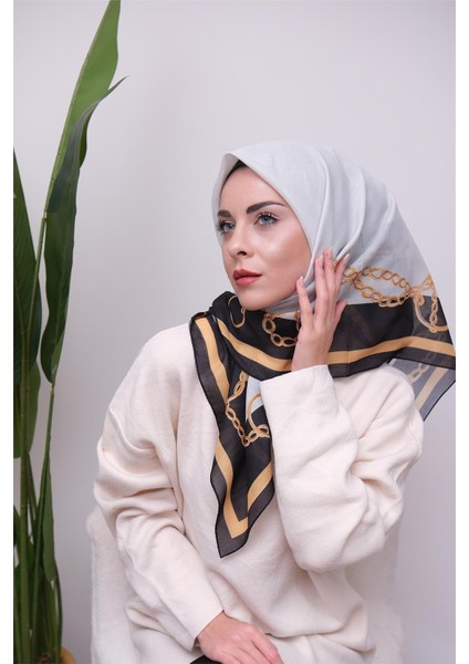 Renkli Karma Desen Dijital Soft Eşarp