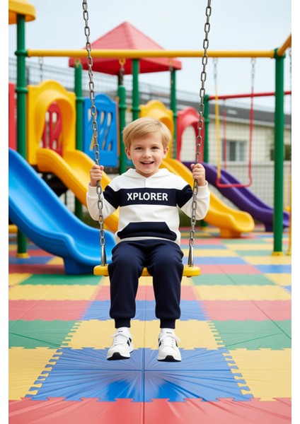 Erkek Çocukları Için Enerjik Kapüşonlu Takım Günlük Konfor ve Stil Kaliteli Şık Rahat fiyatları