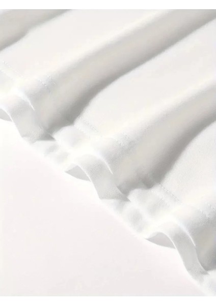 Erkek Oversizegrafik Tişört "campbrastcooperatıon" Kalın Yazı Bisiklet Yaka, Kısa Kol, Kalın Mor ve Siyah Desenli Yazlık Sokak Kıyafeti - Beyaz modelleri