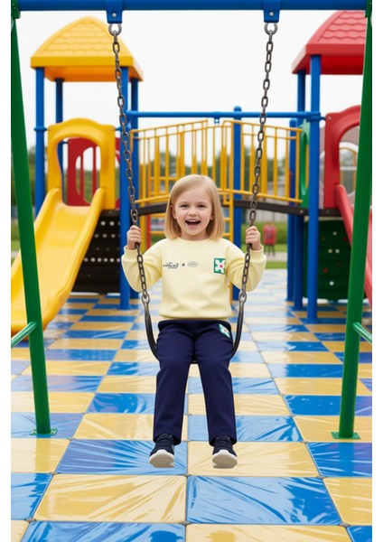 Kız Çocukları Için Pamuklu Içi Polarlı Oversize Örme Takım Kaliteli Şık Rahat fiyatları