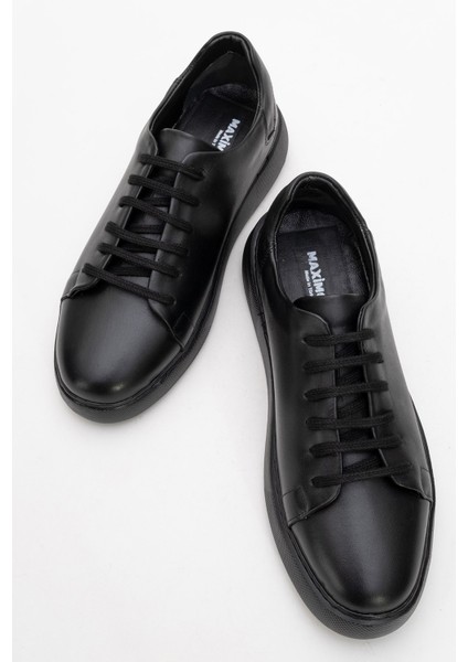 Hakiki Deri, Kalın Tabanlı, Iç Dış Deri Erkek Ayakkabı