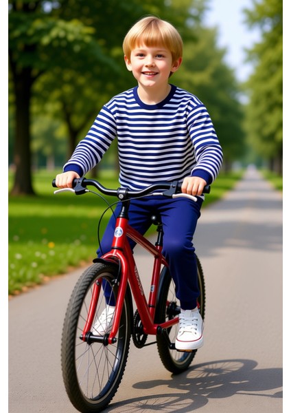 Çocuklar Için Konforlu Regular Fit Çizgili Örme Pijama Takımı Kaliteli Şık Rahat modelleri