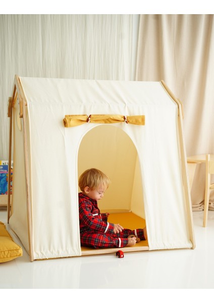 Montessori Ahşap Çocuk Oyun Çadırı - Oyun Evi fiyatları