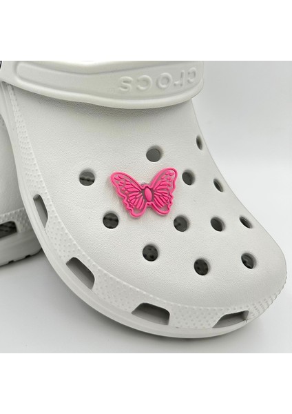 Terlik Süsü ve Aksesuarı , Çanta Süsü – Jibbitz 3D Büyük Boy Desenli Kelebek Figür Logo Aksesuar fiyatları