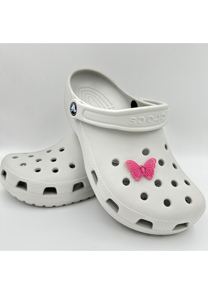 Terlik Süsü ve Aksesuarı , Çanta Süsü – Jibbitz 3D Büyük Boy Desenli Kelebek Figür Logo Aksesuar modelleri