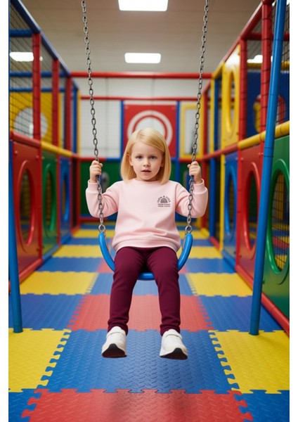 Kız Çocuk Içi Polarlı Oversize Örme Takım Sloganlı Üst ve Geniş Paça Alt Kaliteli Şık Rahat fiyatları