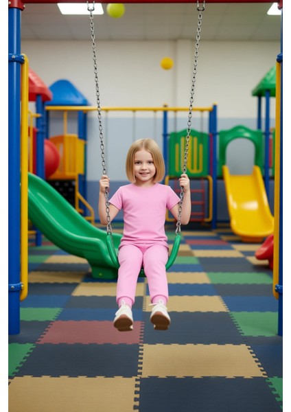 Kız Çocuk Rahat Kesim Tişört ve Geniş Paça Pantolon Seti Kaliteli Şık Rahat Günlük fiyatları