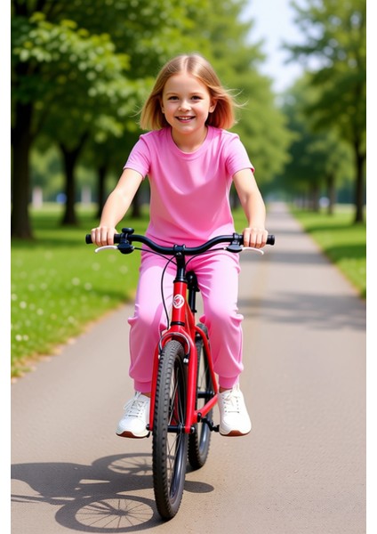 Kız Çocuk Rahat Kesim Tişört ve Geniş Paça Pantolon Seti Kaliteli Şık Rahat Günlük modelleri