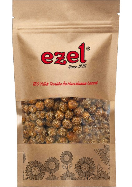 Kuruyemiş Susamlı Ballı Top 500 G - Zipli Ambalaj