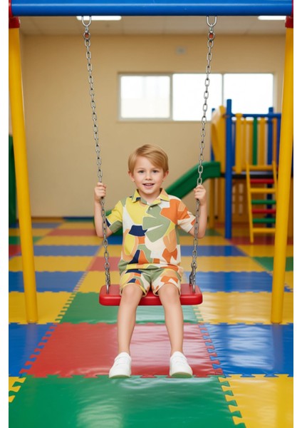 Erkek Çocuk Pamuklu Gömlek ve Şort Takımı Günlük Konfor ve Stil Kaliteli Şık Rahat fiyatları