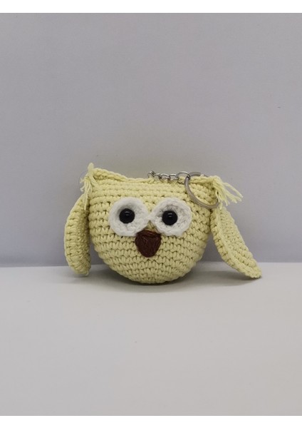 Amigurumi Sevimli Baykuş Anahtarlık & Çanta Süsü
