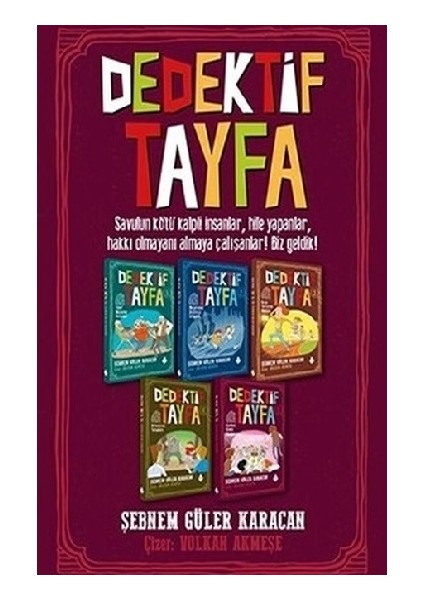 Dedektif Tayfa Seti (5 Kitap Takım)