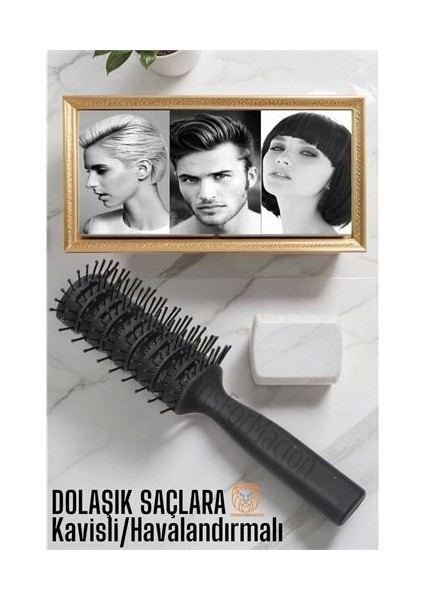 Bfs Nano Dolaşık Saç Tarağı Kavisli Havalandırmalı