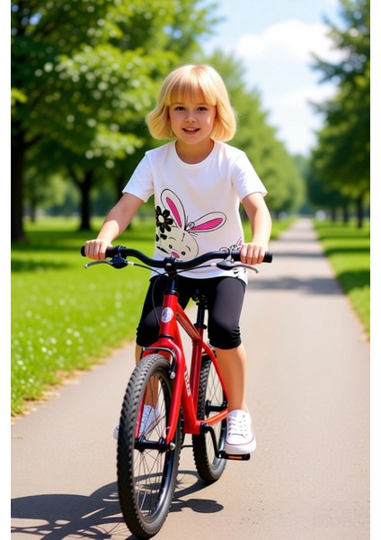 Kız Çocuk Pamuklu Örme Takım Oversize T Shirt ve Esnek Tayt ile Enerjik Günler Kaliteli Şık modelleri