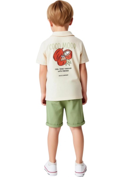 Genç Erkek Pamuklu Gömlek ve Şort Seti Günlük Şıklık ve Konfor Bir Arada Kaliteli Şık Rahat indirimleri