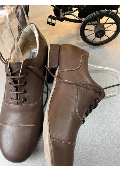 Kahverengi Hakiki Deri Erkek Tango/dans ve Salon Ayakkabısı – Zamanını Aşan Adım fiyatları