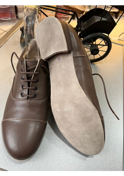 Kahverengi Hakiki Deri Erkek Tango/dans ve Salon Ayakkabısı – Zamanını Aşan Adım modelleri