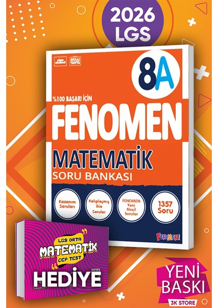 2026 Lgs 8.sınıf Matematik A ve B Soru Bankası 2li Set (Karekök Cep Test Hediyeli) fiyatları
