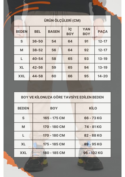 Erkek Vizon Jogger Pantolon Rahat Kesim Pamuklu Lastikli Paça Ipli fırsatları