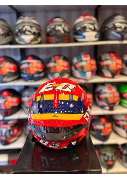 Kask mt Cosmo Sv Sergıo Garcıa E5 Parlak Kırmızı indirimleri