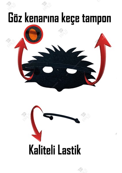 Kirpi Maske Kaliteli Keçe Hayvan Figürlü Maske modelleri