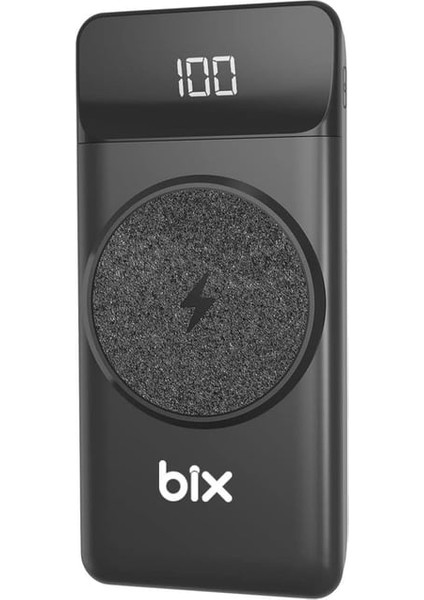 Bix PB102 Mıknatıs Özellikli 10000 Mah USB Pd Qc 4.0 Kablosuz Şarj Powerbank fiyatları