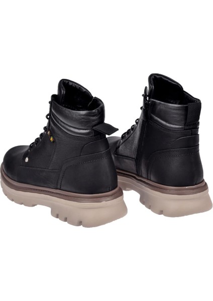 Hakiki Deri Hafif Tabanlı Erkek Bot VOY-368 Siyah Nubuk indirimleri