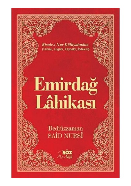 Emirdağ Lahikası (Çanta Boy)(Ciltli)