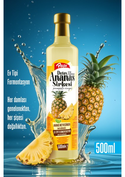 Karadut Özü, Detoks Ananas Sirkesi & Çiğ Karışık Kuruyemiş Seti – Paşa Lezzet Üçlüsü