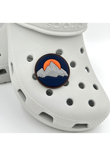 Terlik Süsü ve Aksesuarı , Çanta Süsü – Jibbitz 3D Batan Güneş Manzara Görsel Logo Aksesuar fiyatları