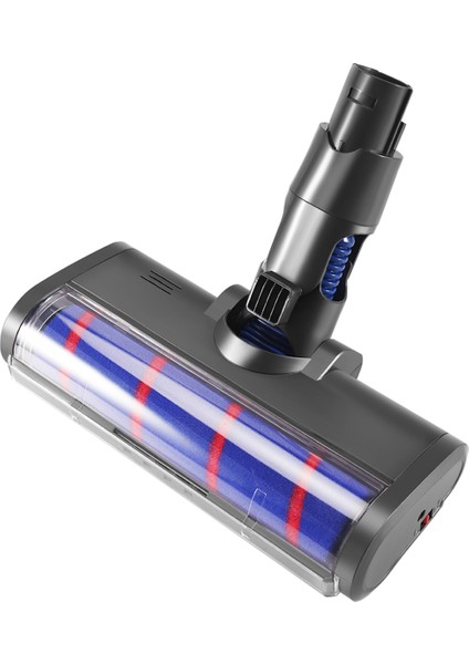 V6 DC58 DC59 DC61 DC62 DC74 LED Farlı Kablosuz Elektrikli Süpürge Aparatı Için Yumuşak Silindir Temizleme Başlığı (Yurt Dışından)