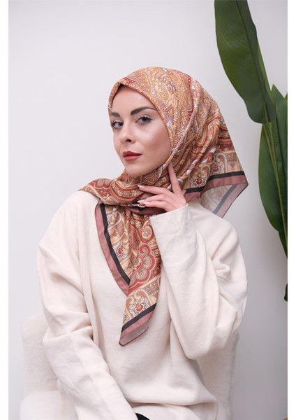 Renkli Karma Desen Dijital Soft Eşarp modelleri