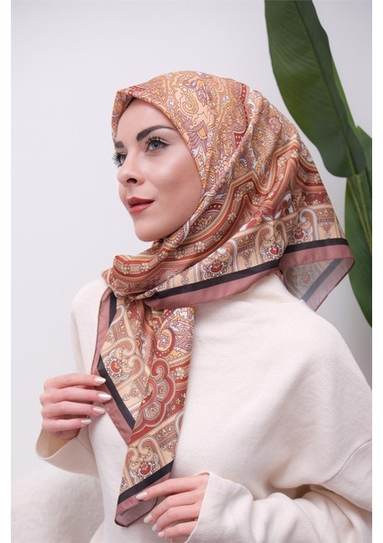 Renkli Karma Desen Dijital Soft Eşarp