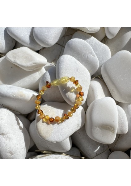 Kehribar Bebek Diş Bilekliği 14 cm TKY0409