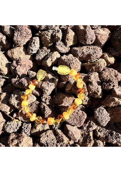 Kehribar Bebek Diş Bilekliği 14 cm TKY0409 indirimleri