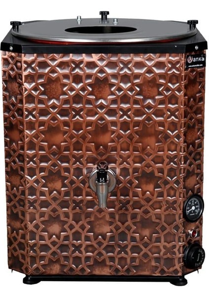 Yeni Nesil Çay Makinesi 1 Demlikli 10 Litre Bakır