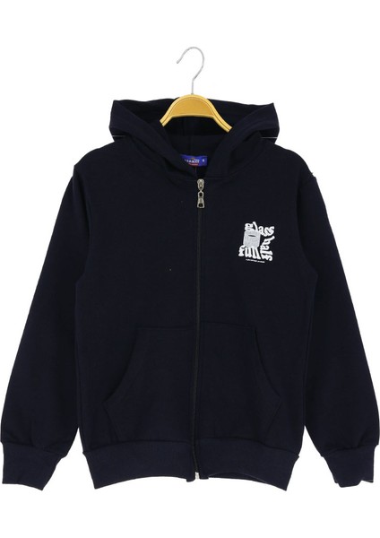 Erkek Çocuk Hırka 2 Iplik Şordonlu Baskılı Kapüşonlu fiyatları