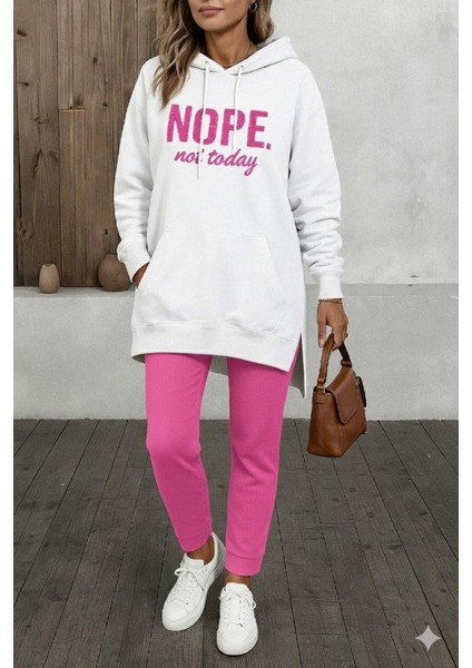 Kadın Uzun Kollu Kapşonlu Bağcıklı Viskon Iki Iplik Sweat modelleri