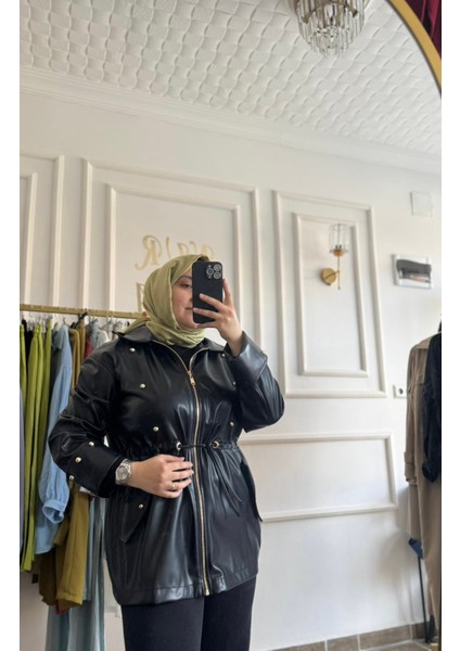 Deri Trençkot modelleri