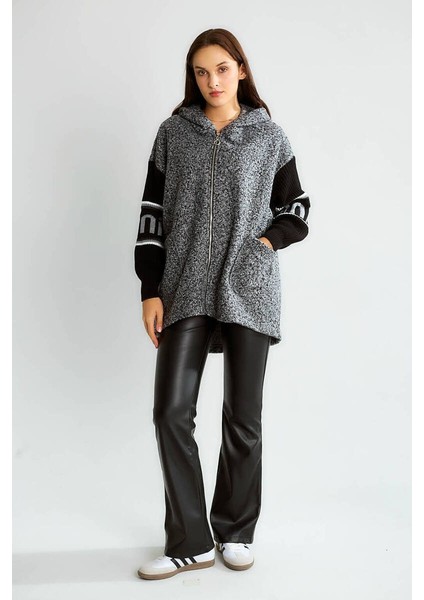 Fermuarlı Buklet Mont