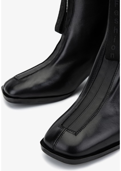 Kadın Hakiki Deri Siyah Topuklu Bot 1167 4010 Bn Bot SK25-26 Sıyah Dr modelleri