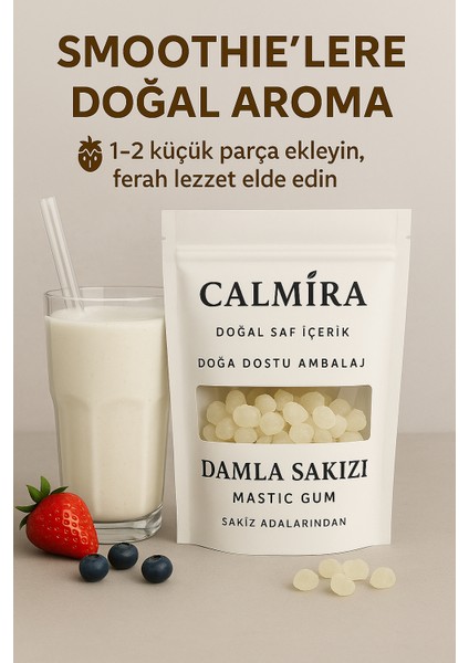 Damla Sakızı Doğal - Sakız Adalarından 30 gr - İri Boy Korakis