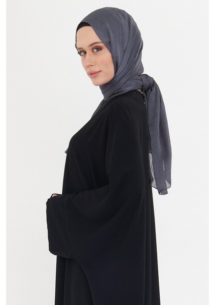 Antrasit Düz Klasik Şal Turlu Polyester Lüx Janjan 202126_25 modelleri