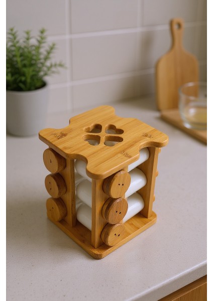 Festival Bambu Standlı 12'li Dönen Baharatlık modelleri