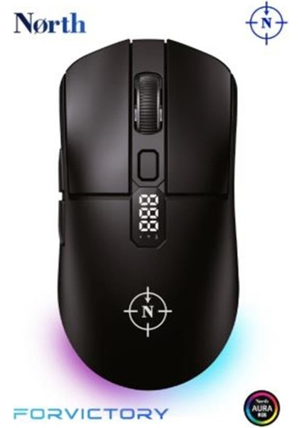 Odin Pro Wl Siyah 26K Dpı 750 IPS 70G Ultralight Rgb Kablosuz Gaming Mouse