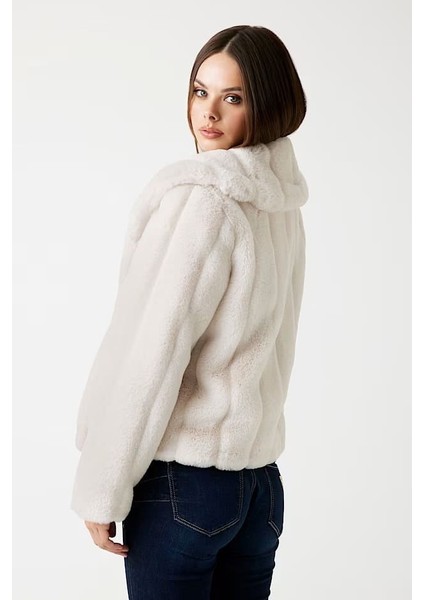 Kadın New Sophy Yapay Kürk - Bej fiyatları