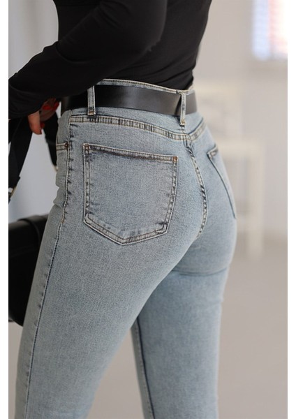 jean Adenle New Likralı Ispanyolyüksek Bel Jean Pantolon modelleri