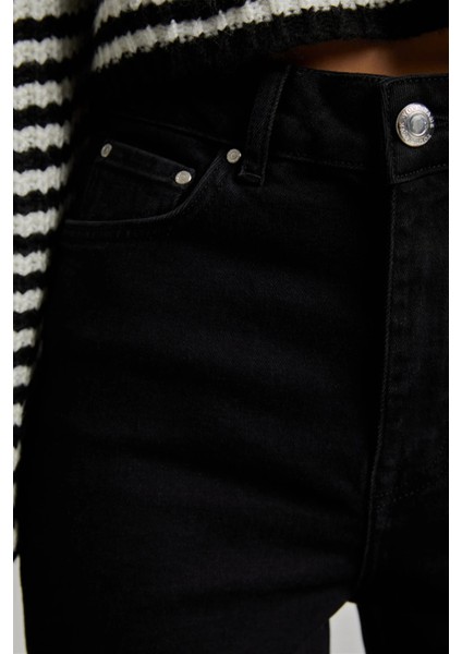 Tommy1 Julia 90's 90's Lovely Siyah Solmaz Süper Yüksek Bel Kadın Salaş Jean Palazzo (New) modelleri