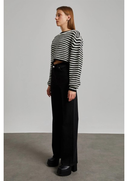 Tommy1 Julia 90's 90's Lovely Siyah Solmaz Süper Yüksek Bel Kadın Salaş Jean Palazzo (New) indirimleri